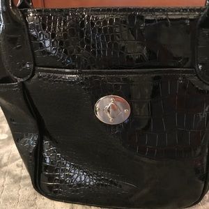 Black tote bag purse